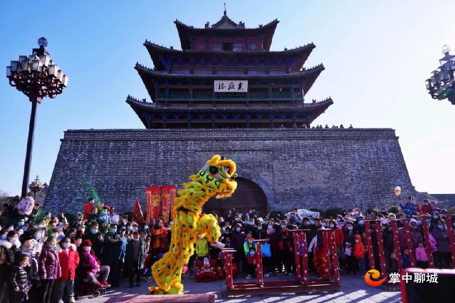 2月17日,拍于聊城市古城区.李辉